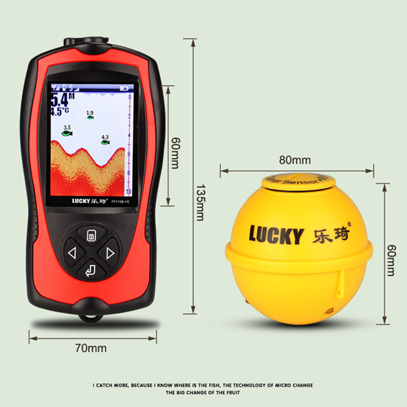 Wireless Sonar Sensor  Handhel - Fishing Boat Depth Finder ulasan dan harga