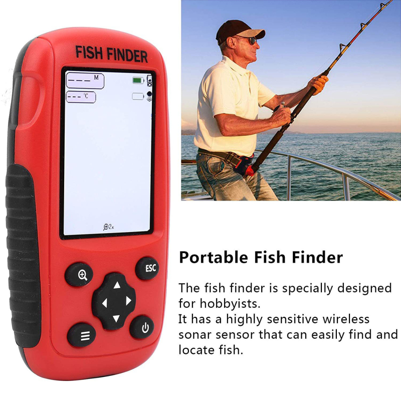 Fish finder wireless Wireless  - Fishing Boat Depth Finder ulasan dan harga