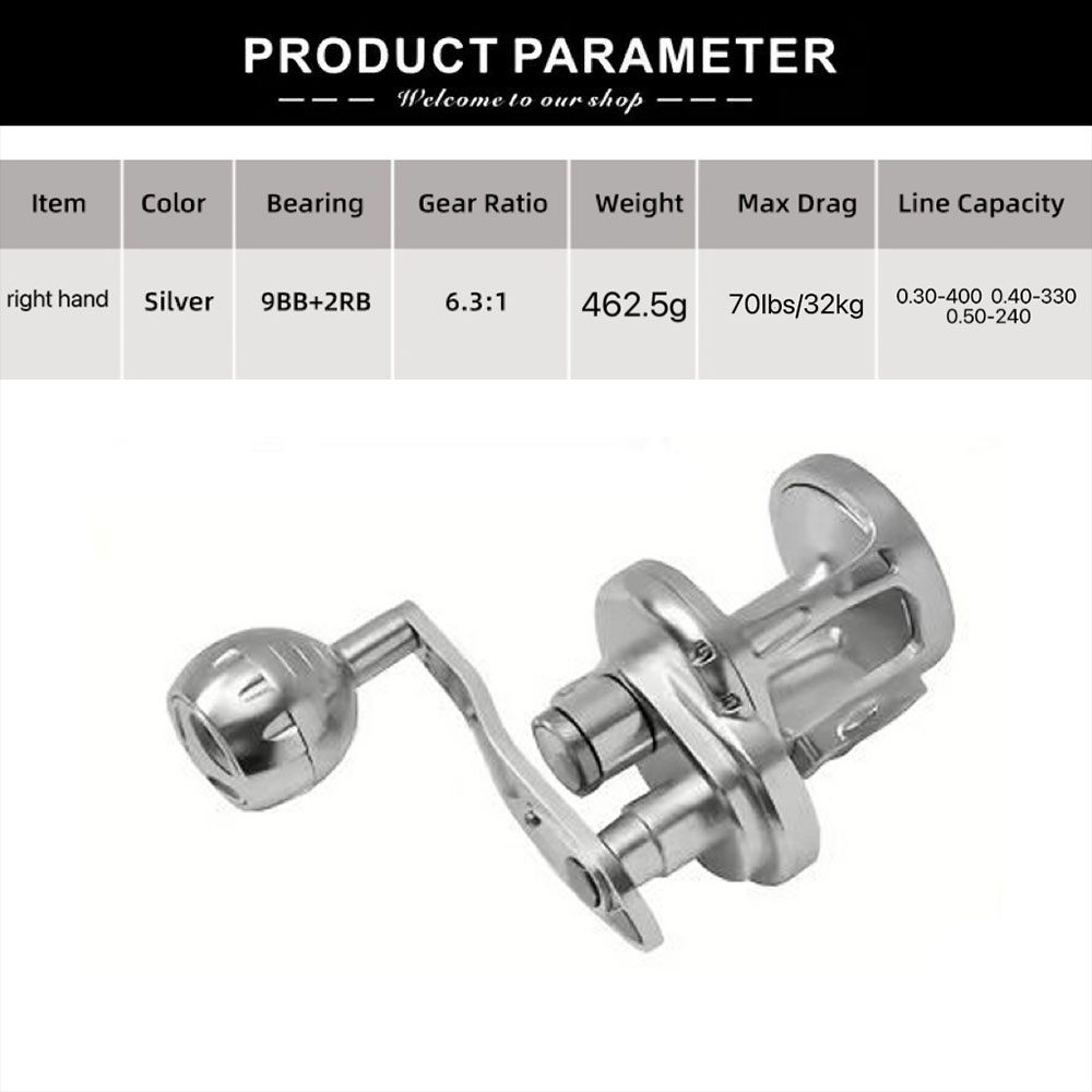 Saltwater Trolling Reel High S - Fishing Boat Steering Wheel ulasan dan harga
