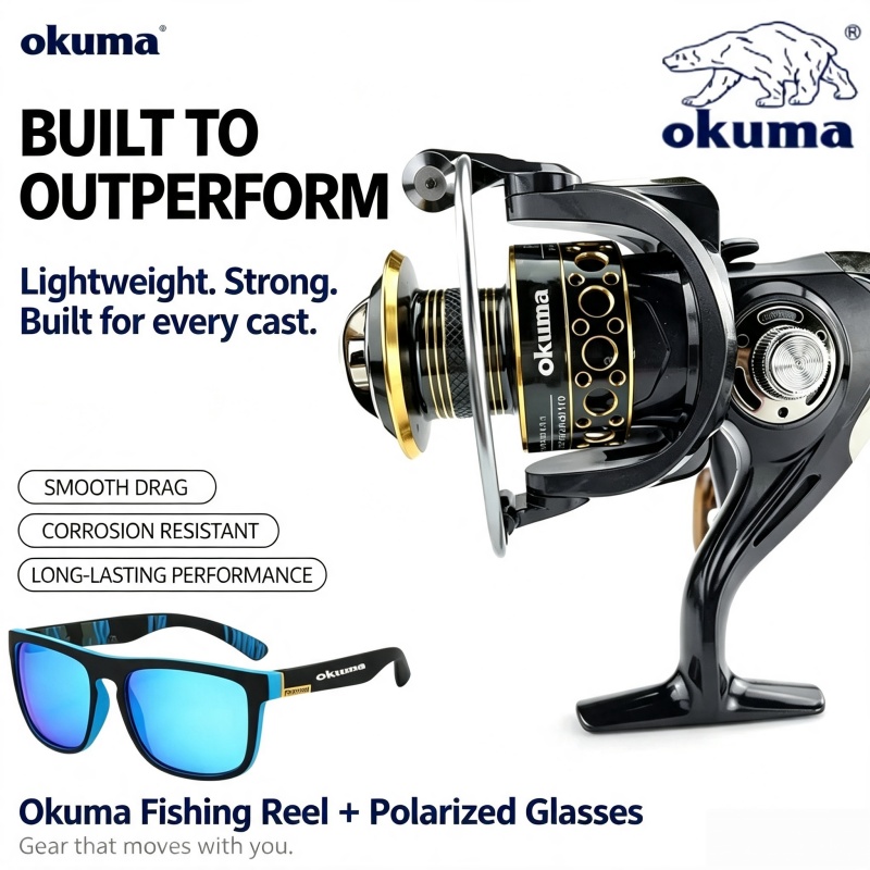 OKUMA-Spinning Reel, MetalUltr - Fishing Boat Steering Wheel ulasan dan harga